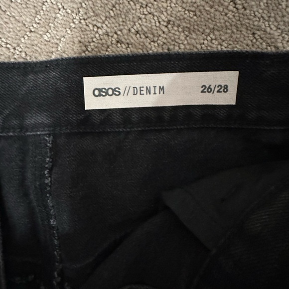 ASOS denim skirt, size 26/28. Button-up style, new with tags, great condition. - Picture 3 of 3